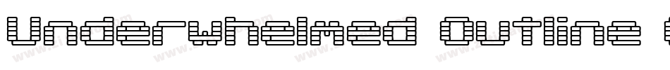 Underwhelmed Outline (BRK)字体转换
